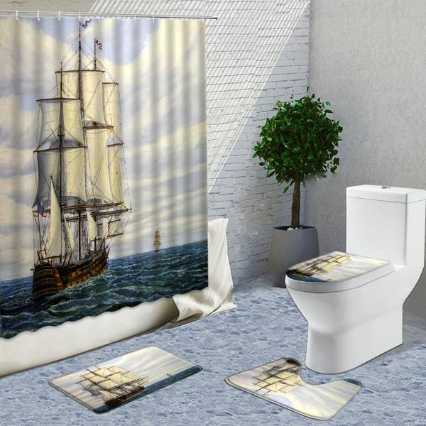 shower curtains sailboat navigation 4pcs sets ocean scenery bathroom decor curtain hook bath mats rugs carpet toilet cover mat
shower curtains sailboat navigation 4pcs sets ocean scenery bathroom decor curtain hook bath mats rugs carpet toilet cover mat