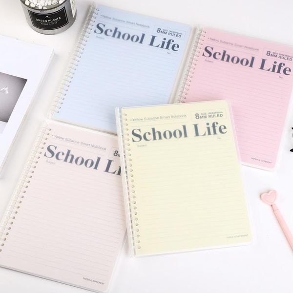 high schoolcoil notebook notepad soft cover simple loose-leaf horizontal line student class cartoons notebooks school office, Purple;pink
high schoolcoil notebook notepad soft cover simple loose-leaf horizontal line student class cartoons notebooks school office, Purple;pink