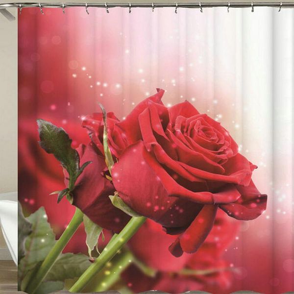 shower curtains rose flower bathroom curtain 3d printing bath waterproof cloth 180*180cm screen with 12 hooks
shower curtains rose flower bathroom curtain 3d printing bath waterproof cloth 180*180cm screen with 12 hooks