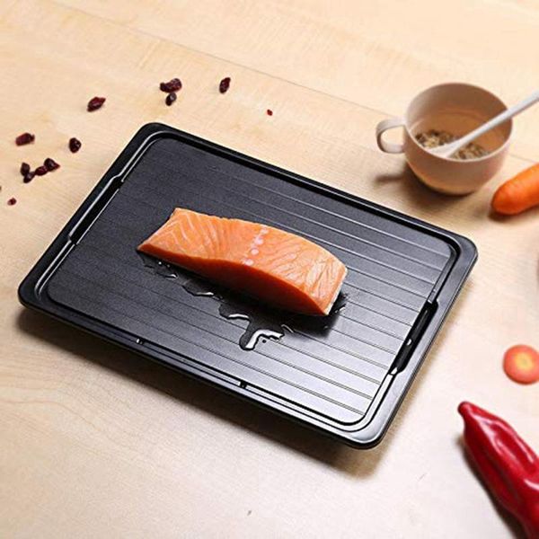 kitchen storage & organization defrosting tray e thawing plate for fast quick rapid meat defrosting, chicken with cleaner
kitchen storage & organization defrosting tray e thawing plate for fast quick rapid meat defrosting, chicken with cleaner
