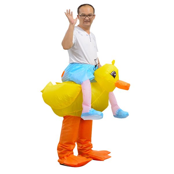 mascot costumes halloween cartoon yellow duck inflatable costumes atmosphere clothing activities stage funny decorations, Red;yellow
mascot costumes halloween cartoon yellow duck inflatable costumes atmosphere clothing activities stage funny decorations, Red;yellow