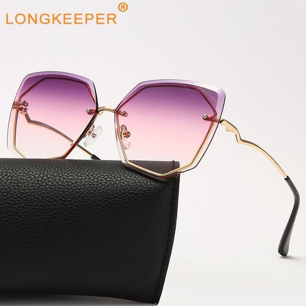 longkeeper 2021 style fashion rimless cat eye sunglasses women glasses vintage designer lunette de soleil femme, White;black
longkeeper 2021 style fashion rimless cat eye sunglasses women glasses vintage designer lunette de soleil femme, White;black