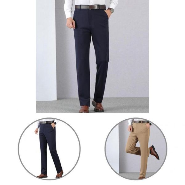 men's suits & blazers high waist thick soft male trousers for meeting men suit pants, White;black
men's suits & blazers high waist thick soft male trousers for meeting men suit pants, White;black