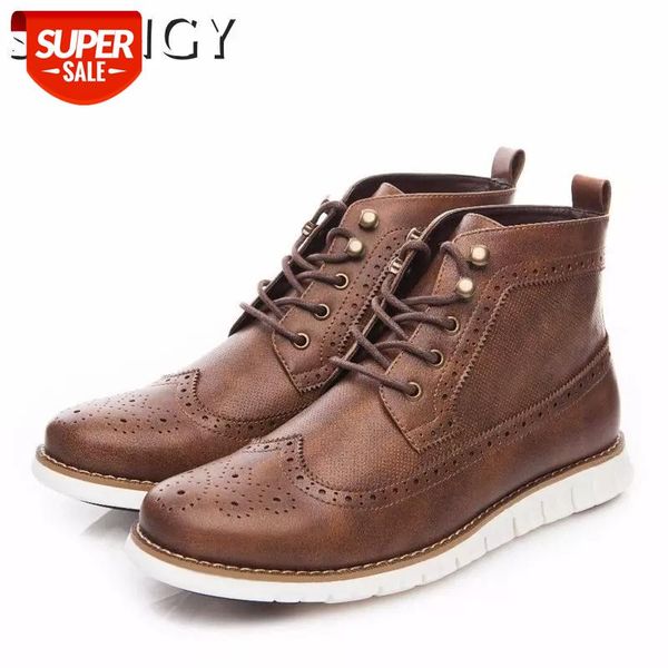 Mens Ankle Boots Lightweight PU Leather Fashion Round Toe Male Casual Shoes British Style Handmade Flat Outdoor Non Slip Botas #aq5B
Mens Ankle Boots Lightweight PU Leather Fashion Round Toe Male Casual Shoes British Style Handmade Flat Outdoor Non Slip Botas #aq5B