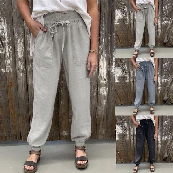 women's pants & capris women casual harajuku loose trousers summer autumn plus size solid elastic waist linen black jogger leggings, Black;white
women's pants & capris women casual harajuku loose trousers summer autumn plus size solid elastic waist linen black jogger leggings, Black;white