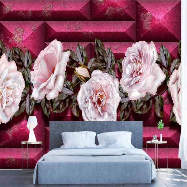 wallpapers professional custom 3d wallpaper mural relief pink rose living room background wall decoration
wallpapers professional custom 3d wallpaper mural relief pink rose living room background wall decoration