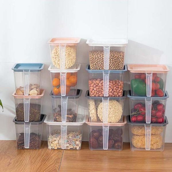 storage bottles & jars 2021 1pcs kitchen transparent box sealed jar grains beans organizer containers refrigerator
storage bottles & jars 2021 1pcs kitchen transparent box sealed jar grains beans organizer containers refrigerator
