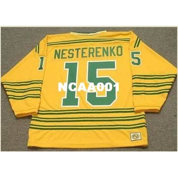 001s #15 eric nesterenko chicago cougars 1974 wha hockey jersey or custom any name or number retro jersey, Black
001s #15 eric nesterenko chicago cougars 1974 wha hockey jersey or custom any name or number retro jersey, Black