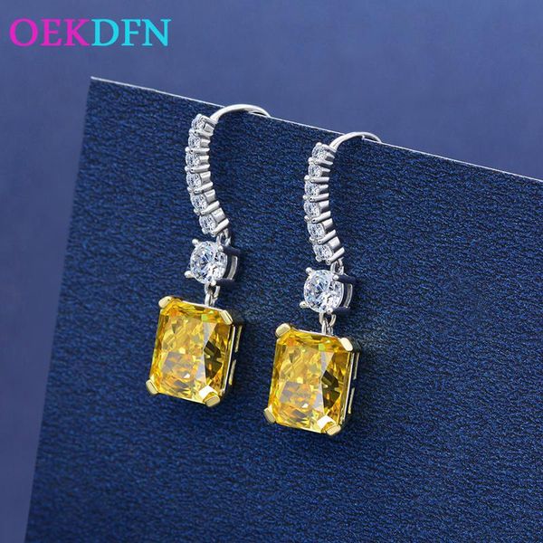 dangle & chandelier oekdfn 100% 925 sterling silver drop earrings for women luxury sparkling high carbon z gemstone bride weddding fine
dangle & chandelier oekdfn 100% 925 sterling silver drop earrings for women luxury sparkling high carbon z gemstone bride weddding fine