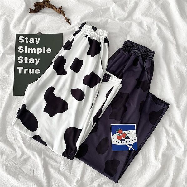 women's pants & capris high waist wide leg drape casual korean style small loose internet cows pattern cropped ins fashion, Black;white
women's pants & capris high waist wide leg drape casual korean style small loose internet cows pattern cropped ins fashion, Black;white