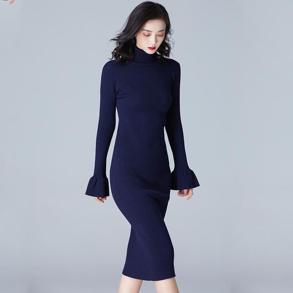 casual dresses women long knit dress 2021 fashion autum winter sleeve turtleneck slim bodycon warm solid sweaters, Black;gray
casual dresses women long knit dress 2021 fashion autum winter sleeve turtleneck slim bodycon warm solid sweaters, Black;gray