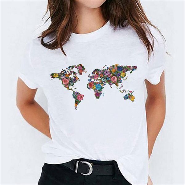 world flower floral cute trend women clothing print lady womens ladies female tee, White
world flower floral cute trend women clothing print lady womens ladies female tee, White