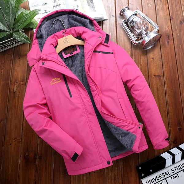 outdoor jacket straight winter stormsuit men's plush thickened mountaineering suit cold resistant warm fleece proof clothing, Black;brown
outdoor jacket straight winter stormsuit men's plush thickened mountaineering suit cold resistant warm fleece proof clothing, Black;brown