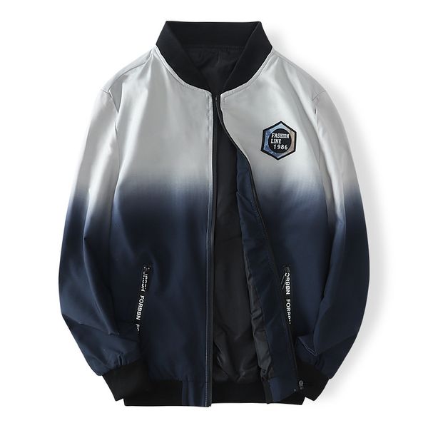 2021 men's coat spring and autumn jacket gradient color fattening plus size baseball uniform trendy youth new outerwear 1-43 cttm, Black;brown
2021 men's coat spring and autumn jacket gradient color fattening plus size baseball uniform trendy youth new outerwear 1-43 cttm, Black;brown