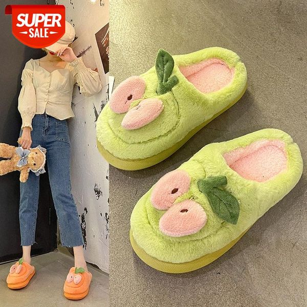 net celebrity fruit cotton slippers indoor winter home cute apple warmth plush thick bottom hairy women #iw1a, Black
net celebrity fruit cotton slippers indoor winter home cute apple warmth plush thick bottom hairy women #iw1a, Black