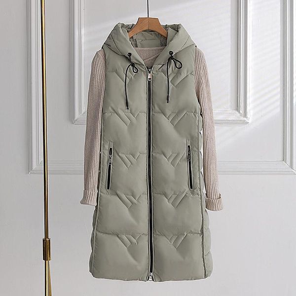 women's vests waistcoat female sleeveless long vest jacket slim fit warm parkas coat autumn winter cotton coats thick ladies casual e23, Black;white
women's vests waistcoat female sleeveless long vest jacket slim fit warm parkas coat autumn winter cotton coats thick ladies casual e23, Black;white