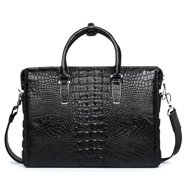 briefcases men's briefcase crocodile genuine leather business high grade single shoulder hand-held office bags for messenger lapbag
briefcases men's briefcase crocodile genuine leather business high grade single shoulder hand-held office bags for messenger lapbag