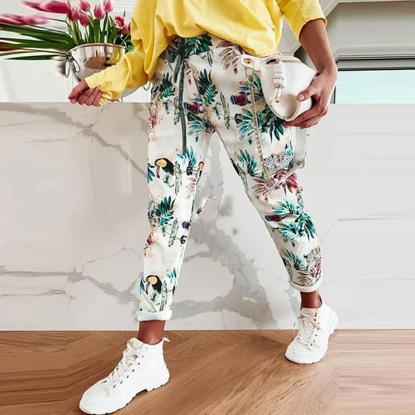 women's pants & capris spring summner flower print sweatpants streetwear women elastic waist sport pencil trousers with pocket 2021, Black;white
women's pants & capris spring summner flower print sweatpants streetwear women elastic waist sport pencil trousers with pocket 2021, Black;white