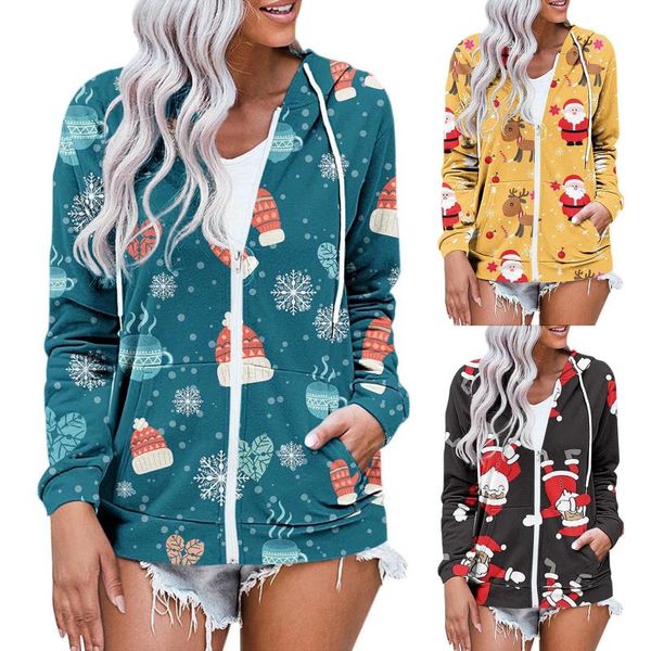 women's jackets long sleeve tunics zip up hoodies sweatshirt casual chrismas printing zipper fashion hooded with pockets coat#8, Black;brown
women's jackets long sleeve tunics zip up hoodies sweatshirt casual chrismas printing zipper fashion hooded with pockets coat#8, Black;brown