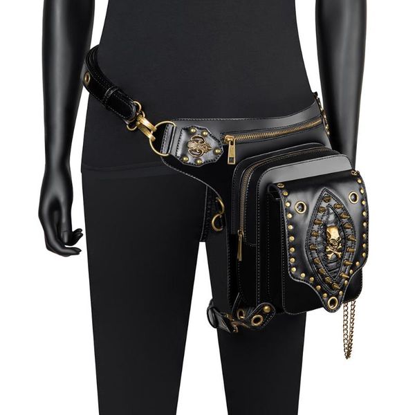 waist bags punk rock motorcycle bag for women steampunk motorbike chain leg men skull rivet shoulder messenger purses unisex
waist bags punk rock motorcycle bag for women steampunk motorbike chain leg men skull rivet shoulder messenger purses unisex