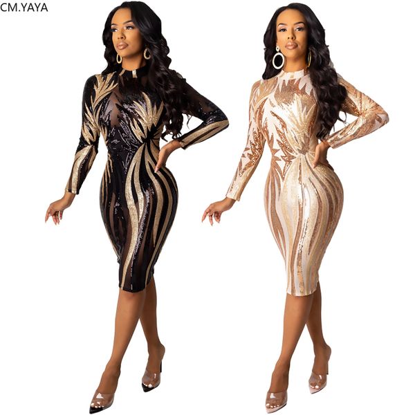 cm.yaya women fall winter long sleeve o neck bodycon sequined fashion night club party bandage midi dresses vestidos cy8201 210302, Black;gray
cm.yaya women fall winter long sleeve o neck bodycon sequined fashion night club party bandage midi dresses vestidos cy8201 210302, Black;gray