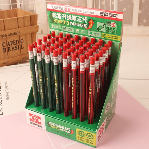 stationery meipai tianzhuo student children 2b automatic sharpening movable pencil tm01060 2.0 thick refill
stationery meipai tianzhuo student children 2b automatic sharpening movable pencil tm01060 2.0 thick refill