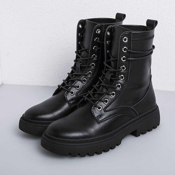 boots autumn and winter women's shoes 2021 british leather square heel flat bottom high, Black
boots autumn and winter women's shoes 2021 british leather square heel flat bottom high, Black
