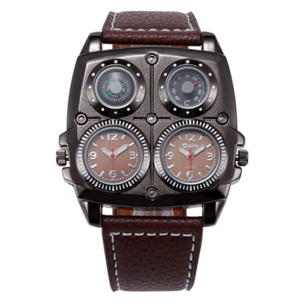 wristwatches 2021 est mens watches brand quality leather double japan movt military army sports quartz watch montres de marque luxe, Slivery;brown
wristwatches 2021 est mens watches brand quality leather double japan movt military army sports quartz watch montres de marque luxe, Slivery;brown