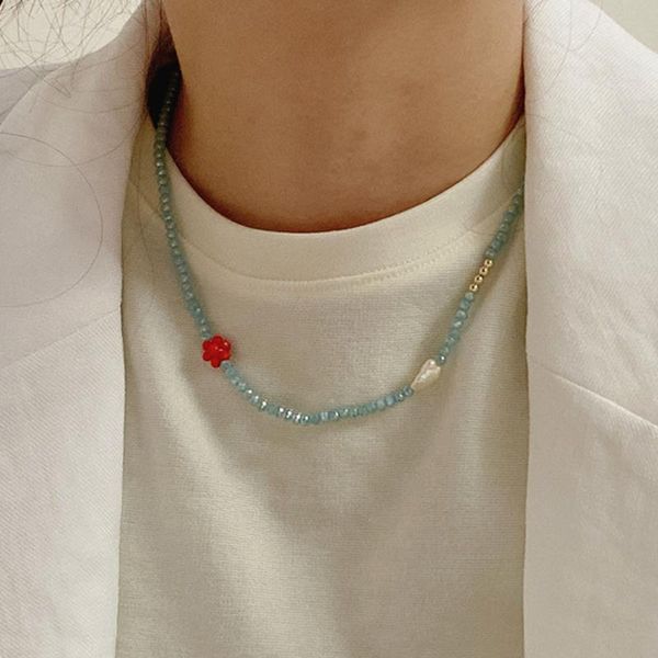 chokers 2021 summer trendy irregular imitation pearl red flower round colorful acrylic beaded necklace for women jewelry accessories, Golden;silver
chokers 2021 summer trendy irregular imitation pearl red flower round colorful acrylic beaded necklace for women jewelry accessories, Golden;silver
