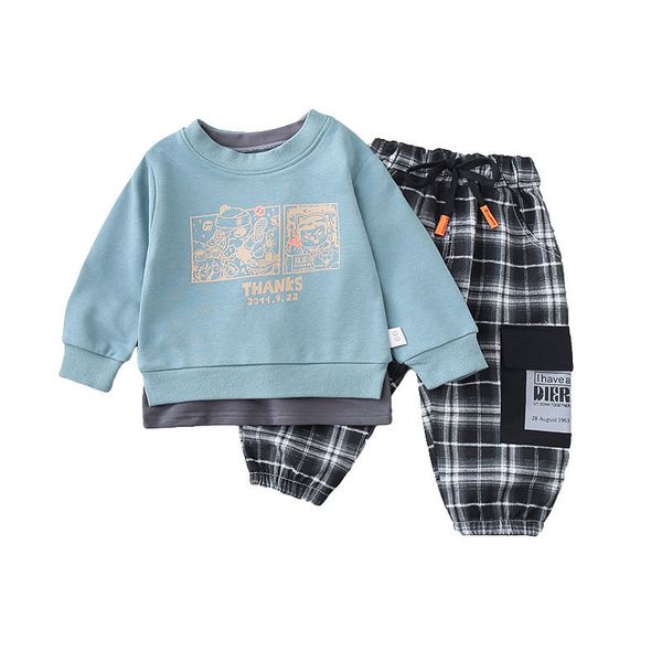 baby girl clothes fashion children clothing sets long sleeve cartoon clothes + pants plaid baby boys clothing set 2pcs, White
baby girl clothes fashion children clothing sets long sleeve cartoon clothes + pants plaid baby boys clothing set 2pcs, White