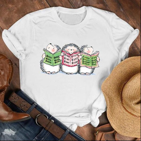 women lady animal funny short sleeve 90s printed cartoon shirt clothes tshirt tee womens female print t graphic t shirt, White
women lady animal funny short sleeve 90s printed cartoon shirt clothes tshirt tee womens female print t graphic t shirt, White