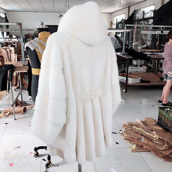 women's fur & faux 2021 mink coat female long belt in the sable cap imports wave tail white winter, Black
women's fur & faux 2021 mink coat female long belt in the sable cap imports wave tail white winter, Black