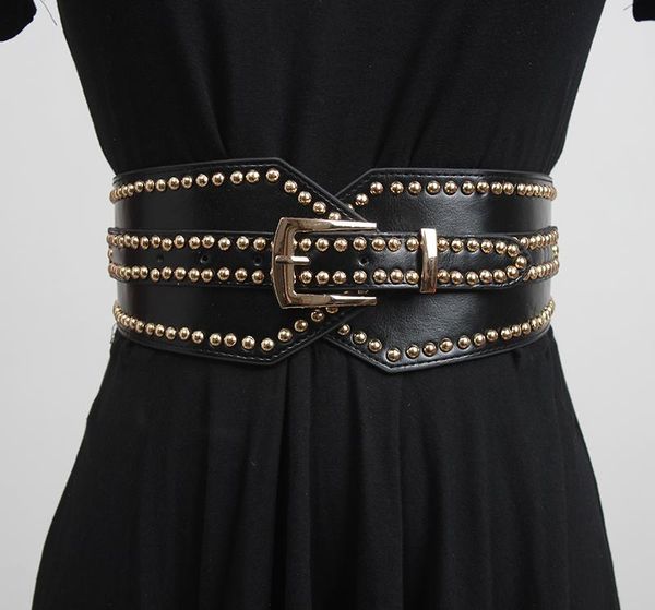 belts women studded punk belt 2021 spring summer designer luxury gothic corset, Black;brown
belts women studded punk belt 2021 spring summer designer luxury gothic corset, Black;brown