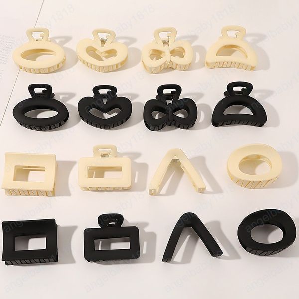 fashion all-match acrylic solid geometry hair claws clip simple hairpin ponytail barrettes for women girls hair accessories headwear, Slivery;white
fashion all-match acrylic solid geometry hair claws clip simple hairpin ponytail barrettes for women girls hair accessories headwear, Slivery;white