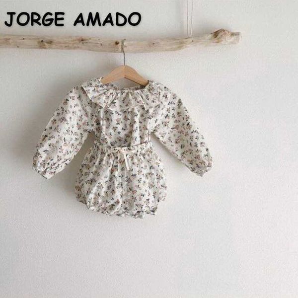 spring kids girls 2-pcs sets floral peter pan collar long ruffles shirts + shorts children clothes e107 210610, White
spring kids girls 2-pcs sets floral peter pan collar long ruffles shirts + shorts children clothes e107 210610, White