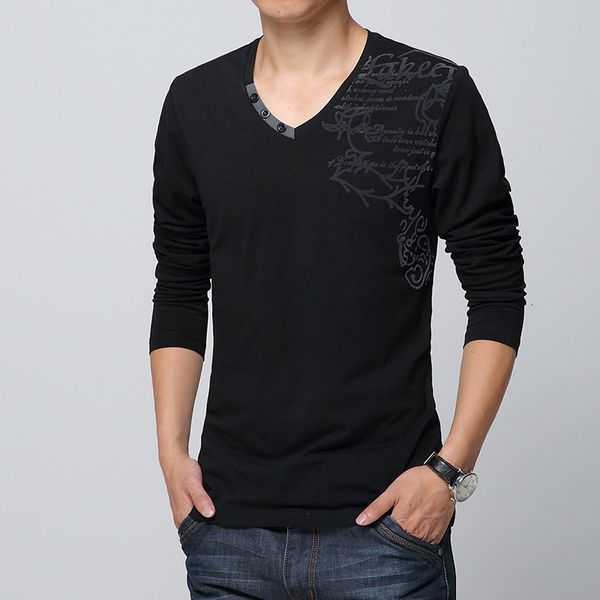 2021 new autumn men's long-sleeved fashion casual cotton fabric patchwork flower print slim fit t-shirt v-neck clothing fys1, White;black
2021 new autumn men's long-sleeved fashion casual cotton fabric patchwork flower print slim fit t-shirt v-neck clothing fys1, White;black