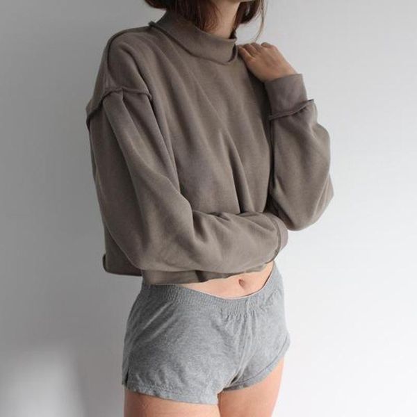 women's hoodies & sweatshirts 2021 autumn winter crop woman streetwear long sleeve pullover sweatshirt, Black
women's hoodies & sweatshirts 2021 autumn winter crop woman streetwear long sleeve pullover sweatshirt, Black