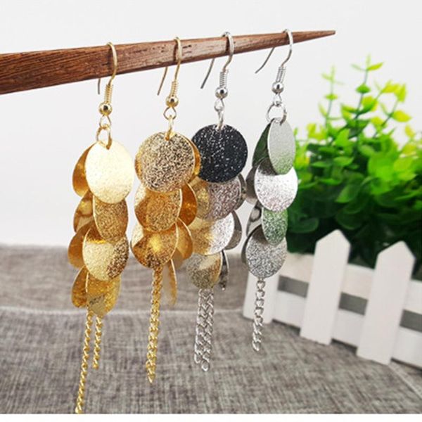 stud punk rock ear jewelry exaggerated earrings disc tassel all-match clothing accessories, Golden;silver
stud punk rock ear jewelry exaggerated earrings disc tassel all-match clothing accessories, Golden;silver