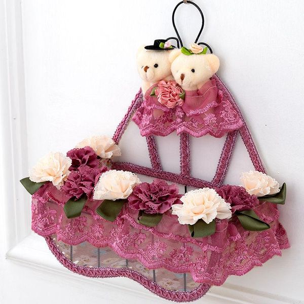 storage bags tulip hanging basket couple bear fabric sundries creative wrought iron frame
storage bags tulip hanging basket couple bear fabric sundries creative wrought iron frame