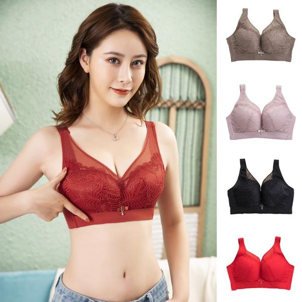 plus size bras for women no wire push up bra lace large big underwear underwire pad brassiere lingerie bralette bcd cup, Red;black
plus size bras for women no wire push up bra lace large big underwear underwire pad brassiere lingerie bralette bcd cup, Red;black