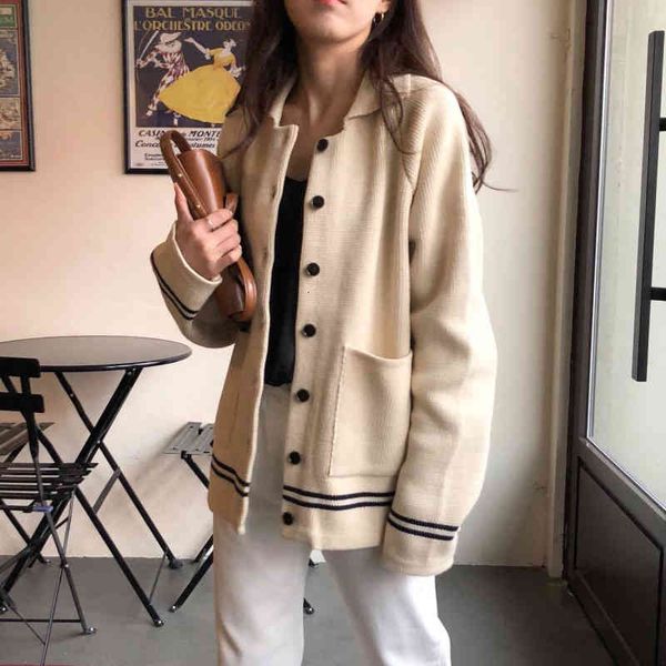 women's knits & tees winter long sleeve sweater lapel female korean clothing loose warmth women solid chic cardigans autumn new kn, White
women's knits & tees winter long sleeve sweater lapel female korean clothing loose warmth women solid chic cardigans autumn new kn, White