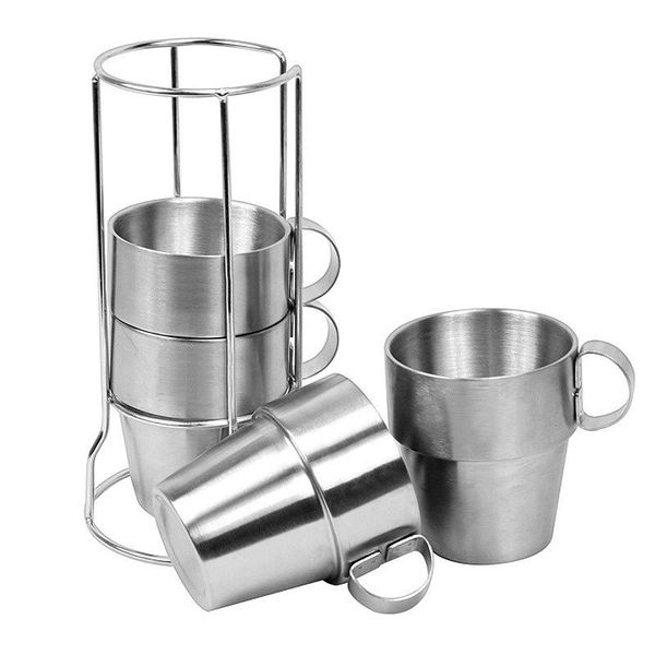 camp kitchen 300ml double wall stainless steel coffee travel mug sports outdoor portable non magnetic water beer cup 4 pieces in set
camp kitchen 300ml double wall stainless steel coffee travel mug sports outdoor portable non magnetic water beer cup 4 pieces in set