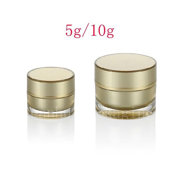 5g 10g gold empty round acrylic cream jar container small sample cosmetic pot ,golden eye cream cosmetics packaging tin bottle
5g 10g gold empty round acrylic cream jar container small sample cosmetic pot ,golden eye cream cosmetics packaging tin bottle
