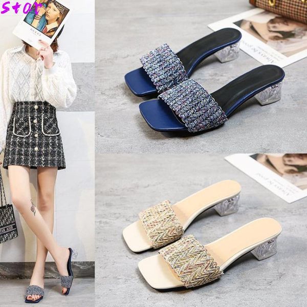 slippers summer fashion color matching women's high heels one-line type ladies sandals street beach large size 45, Black
slippers summer fashion color matching women's high heels one-line type ladies sandals street beach large size 45, Black