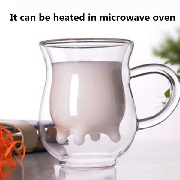 double wall milk glass cup cow udder shape cup juice water coffee mug handle glass clear wine beer jar kitchen drinkware
double wall milk glass cup cow udder shape cup juice water coffee mug handle glass clear wine beer jar kitchen drinkware
