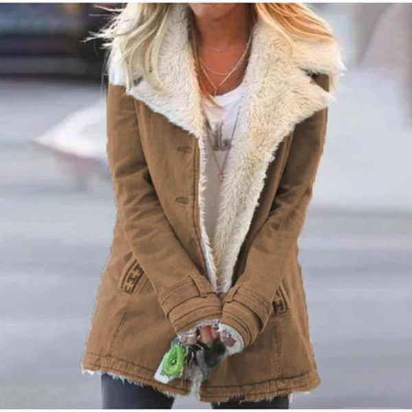 women's jackets winter faux fur jacket coat thick warm solid lady hooded coats oversized outerwear casual 3xl female lapel, Black;brown
women's jackets winter faux fur jacket coat thick warm solid lady hooded coats oversized outerwear casual 3xl female lapel, Black;brown