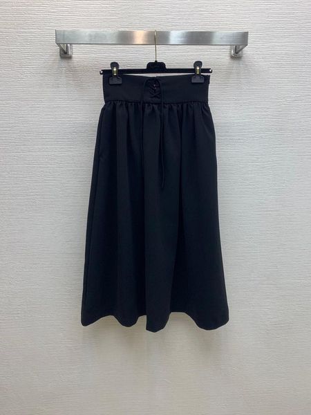 2021 early spring new temperament women lace-up drawstring high waist slim mid-length large skirt, Black
2021 early spring new temperament women lace-up drawstring high waist slim mid-length large skirt, Black