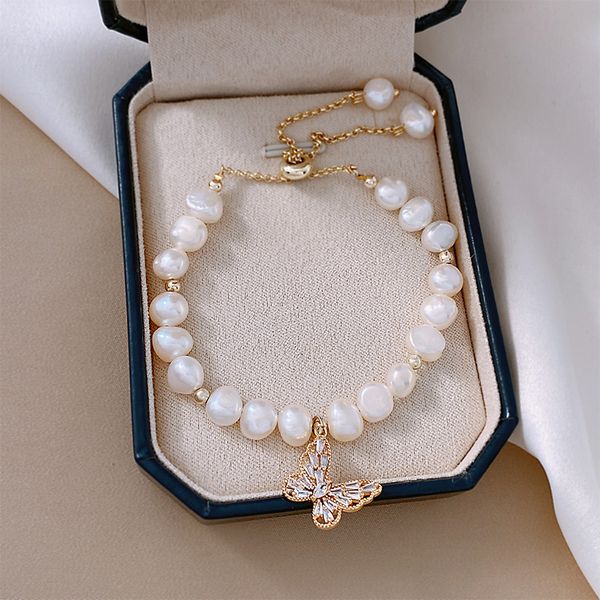 xianlan289 butterfly pearl bracelet female xia girlfriends contracted hand ring light luxury senior students to feel deserve to ac, Silver
xianlan289 butterfly pearl bracelet female xia girlfriends contracted hand ring light luxury senior students to feel deserve to ac, Silver