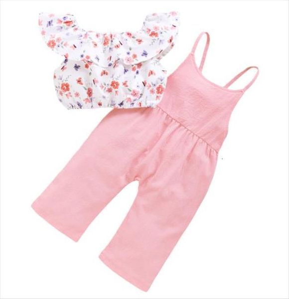 summer infant baby girls casual outfits off shoulder collar floral solid color overalls pants set clothes, White
summer infant baby girls casual outfits off shoulder collar floral solid color overalls pants set clothes, White