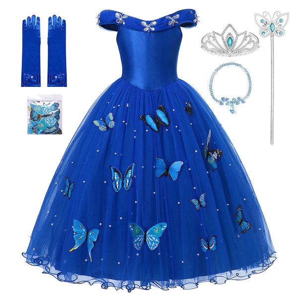 cendrillon princess girls dress fairy tales deluxe cosplay costume cenderella blue gown kids party halloween birthday clothes, Red;yellow
cendrillon princess girls dress fairy tales deluxe cosplay costume cenderella blue gown kids party halloween birthday clothes, Red;yellow